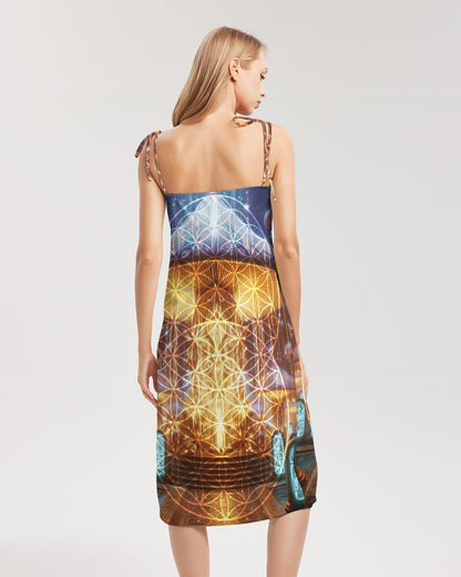 Alter Shroom Women's Tie Strap Split Dress
