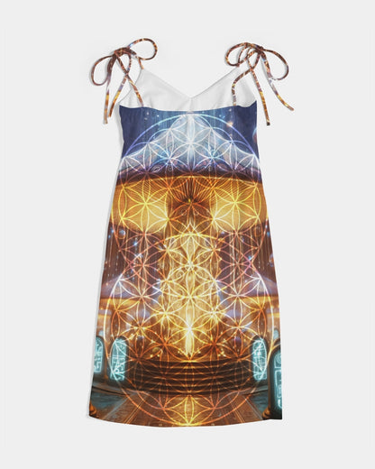 Alter Shroom Women's Tie Strap Split Dress